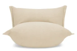 the BonBaron Sherpa Loungesessel, beige, 120x120x75 cm