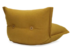 the BonBaron Sherpa Loungesessel, gold, 120x120x75 cm