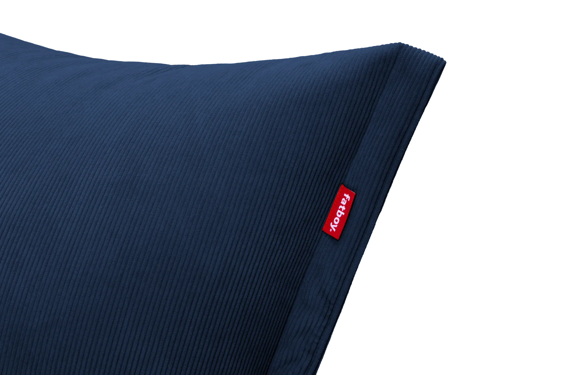 the BonBaron Slim Cord Loungesessel, blau, 102x85x75 cm