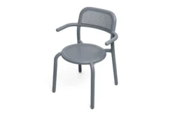 Toní Armchair Gartenstuhl mit Armlehne, grau, 59.5x54.5x80.5 cm