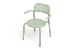 Toní Armchair Gartenstuhl mit Armlehne, grün, 59.5x54.5x80.5 cm