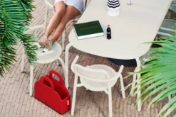 Toní Armchair Gartenstuhl mit Armlehne, beige, 59.5x54.5x80.5 cm
