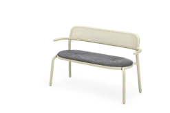 Toní Bankski Pillow Gartenkissen, beige, 109x42x2 cm