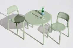Toní Bistreau Kleiner Gartentisch, grün, 80x80x76 cm