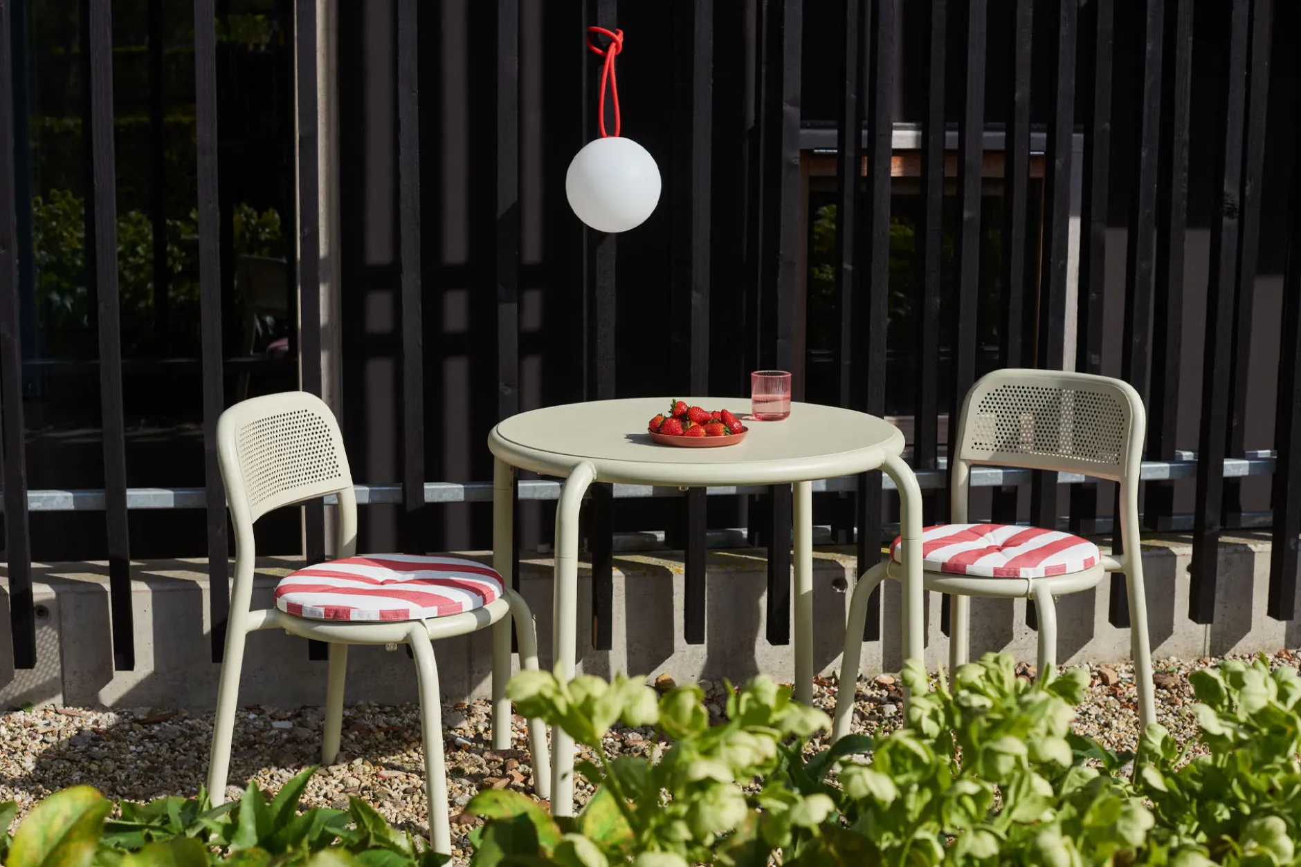 Toní Chair Gartenstuhl, beige, 51.5x54.5x80.5 cm